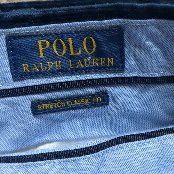 Polo Navy Corduroy Eclectic Grandpa Trousers 38 X 30 - Picture 3 of 11